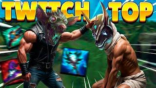 ¿Es ESTE el MEJOR TOP? Con ESTA BUILD ni los COUNTER PUEDEN contra TWITCH TOP