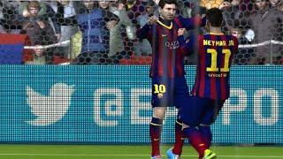 (PS4) Fifa 14 Online Gameplay Barcelona vs Bayern Munich HD