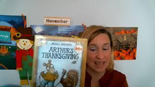 Arthur Thanksgiving Story | Circle Time with Virtual Preschool Teacher Ms Julie Kids