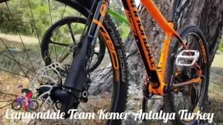 Cannondale Scalpel-Si and FSI Hi-Mod Team Cannondale FSI Carbon 2 Orange in Kemer Antalya Turkey