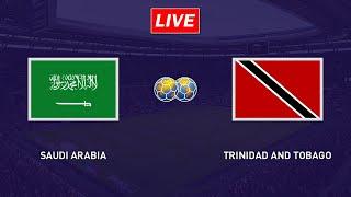 LIVE: Saudi Arabia vs Trinidad and Tobago CONCACAF Gold Cup (Score & Virtual Highlights, No Video)