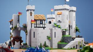 LEGO Lion Knights' Castle: Medieval Fortress Build