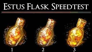 Dark Souls Estus Flask Speedtest