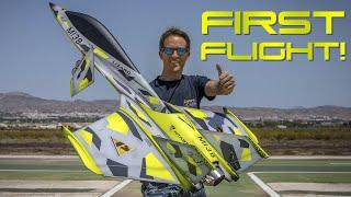 FIRST FLIGHT!!! with my new 3D JET! SAB Lizard