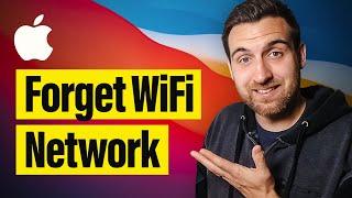 How to Forget a WiFi Network on Mac