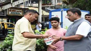 Rokthok Lekhani News : Vinod Tawde organizes relief aid for flood victims