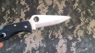 Spyderco Endura with Convex grind mod