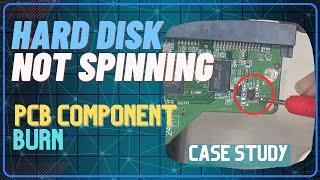 WD Hard Disk Not Spinning No Power Pcb Repair