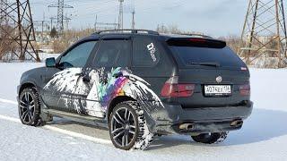 X5 E53 winter rides DRIFT