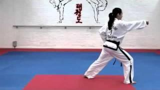 White Belt basic techniques - Saju Makgi and Saju Jirugi (ITF TKD Taekwon Do)