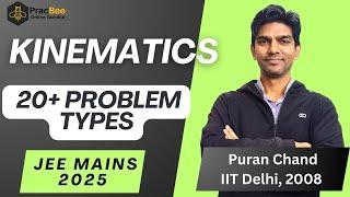 Kinematics into 20+problem type | Puran Chand - IIT Delhi |JEE Mains 2025