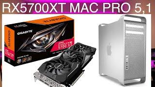 Mac Pro 5,1 RX5700XT with Bootscreen, OpenCore and Catalina with benchmarks.