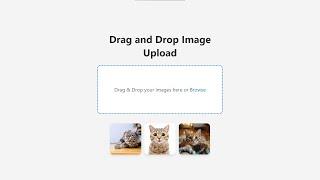 Drag and Drop Image Upload without Refresh/Reload Using PHP and Ajax with Source Code