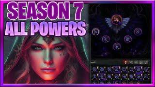 Diablo 4 Season 7 All Powers Explained and Guide : Season 7 Witchcraft Abilities