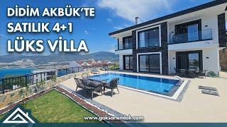 Didim Akbük'te Satılık 4+1 Deniz Manzaralı Havuzlu Lüks Villa - 21.500.000 TL - 777