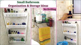 Bathroom Organization And Storage Ideas | Small Unfurnished Bathroom Organization | Her Fab Way