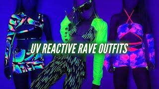 UV REACTIVE Rave Outfit Try-On Haul | Let’s Go Disco X Rave Barbie Collection