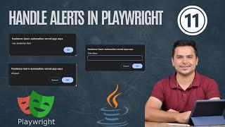 How To Handle Alert In Playwright | Alert,  Confirm, Prompt Dialogs | Playwright Java Tutorial