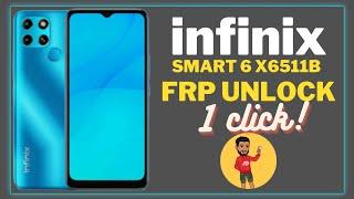 Infinix  Smart 6 FRP Bypass 1 Click 2023 | X6511B SPD  | Zabieee Tech