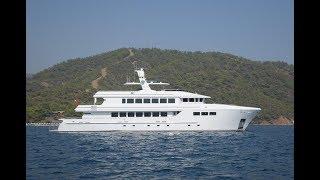 GOLDEN HORN 42 m steel hull Motor Yacht For Sale full interior tour