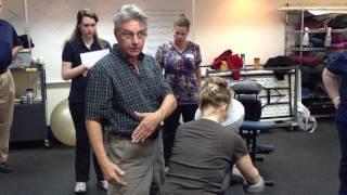 Live at an Advanced Therapeutic Chair Massage Course Part 1