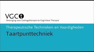 Therapeutische technieken en vaardigheden – Taartpunttechniek