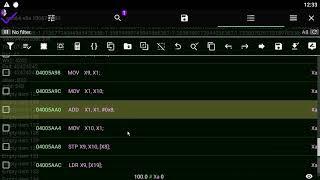 100.0: Search and edit ARM (x64) opcodes - GameGuardian