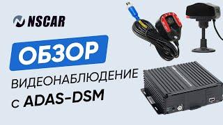 ОБЗОР комплекта видеонаблюдения NSCAR с системой ADAS-DSM