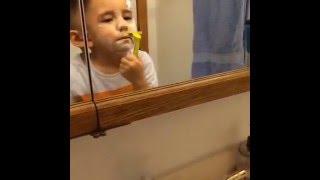 How a real man shaves