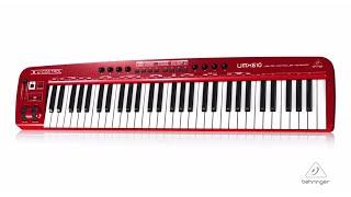 U-CONTROL UMX610 The Ultimate Studio in a Box: 61-Key USB/MIDI Controller Keyboard