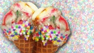 Rainbow Tie-Dye Ice-Cream Recipe