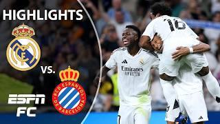  MBAPPE SCORES  Real Madrid vs. Espanyol | LALIGA Highlights | ESPN FC