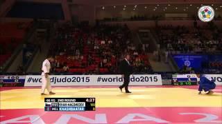 Kamal Khan-Magomedov vs Tsagaanbaatar Khashbaatar World Judo Championships 2015