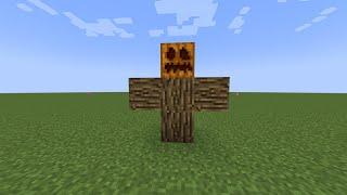 How to summon Wood golem minecraft video