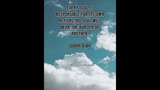 Every Soul Is Responsible | The Muslim Soul