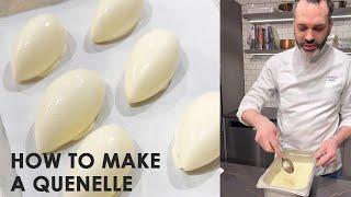 How to make a quenelle, with Chef Dominique Ansel