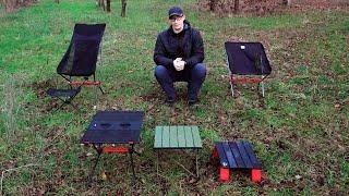 Chairs and Tables for Biking and Camping | Which one to choose | My Use Experience