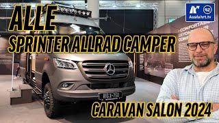 ALLE Allrad Sprinter Camper Vans auf dem Caravan Salon 2024 // VLOG