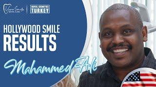 Mahammed Ali's Hollywood Smile Results at Vera Smile Clinic | #dentalcosmetics #dentalclinicturkey