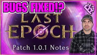 Last Epoch Dropped 1.0.1 Patch!! Bugs Fixed? Happy!? ENDLESS Sub-A-Thon!!