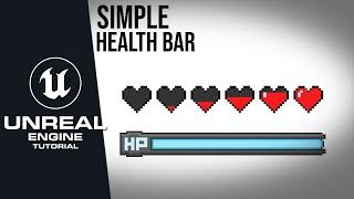 How to make a Simple Health Bar in Unreal Engine 5 Tutorial!