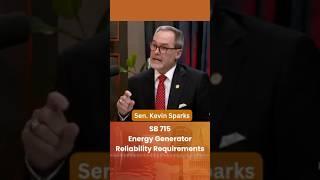 Generator Reliability Requirements | Sen. Sparks - SB 715