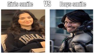 Girls smile vs Boys smile  (Metal Gear Rising)