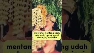 tahan dulu torr  #aaliyah #thariqhalilintar #fuji #wedding #kiss #shortsviral #trending