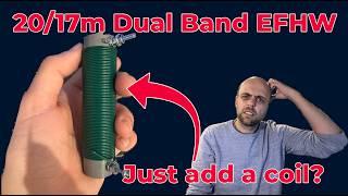 DIY Ham Radio: 20/17m Dual Band EFHW Antenna