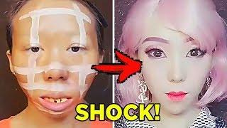 SHOCKING TRANSFORMATION OF ASIAN. Viral ASIAN MAKEUP BEFORE and AFTER. THE POWER OF MAKEUP.