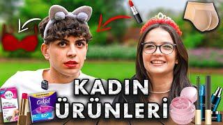 KADIN ÜRÜNLERİNİ DENEDİK ! w/Haldun