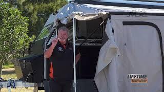 How to set up annex on XT17HRT FAMILY Offroad Caravan