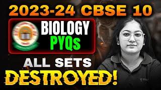 Biology PYQs | CBSE 2023-24 All Sets Solved | Class 10 Boards 2025 | Khushboo Ma'am | Rankplus