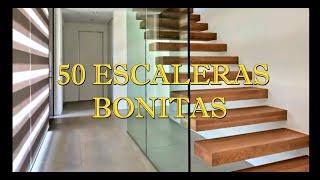 50 #Escaleras"BONITAS" de madera, vidrio, concreto, metal. 2022